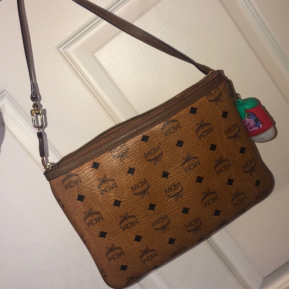 MCM Cognac pouch